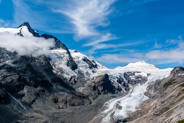 Lodowiec Grossglockner, Alpy, Austria