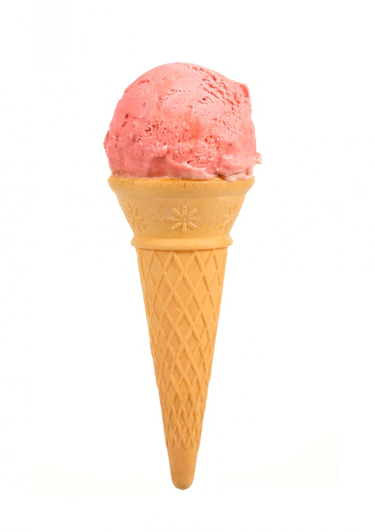 Bezpłatny plik Zdjęcie lody truskawkowe