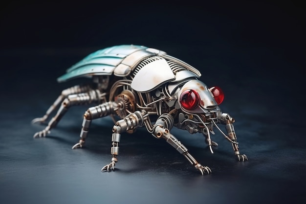 Bezpłatne zdjęcie makro-robot owad
