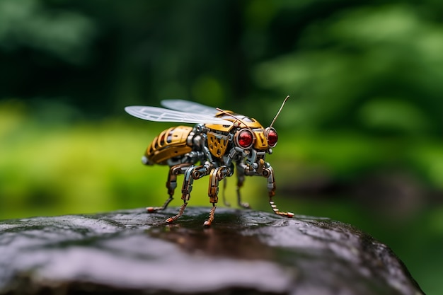 Bezpłatne zdjęcie makro-robot owad