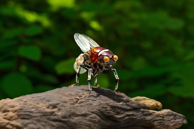 Bezpłatne zdjęcie makro-robot owad