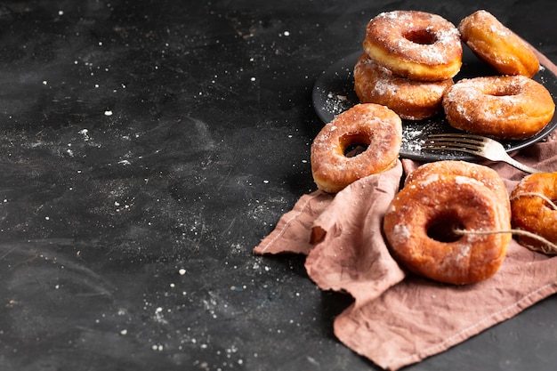 Makro szkliwione pączki