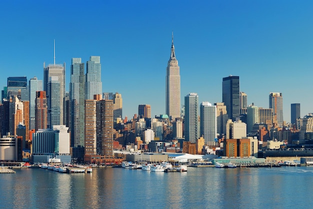 Bezpłatne zdjęcie manhattan skyline