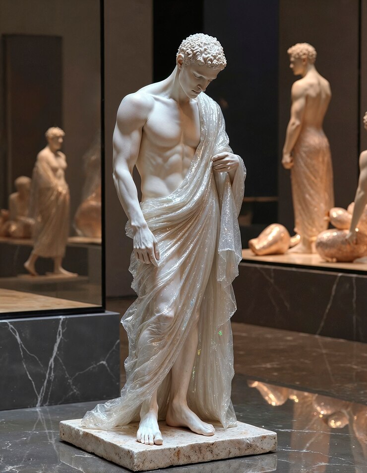Bezpłatny plik Zdjęcie marmurowa rzeźba w muzeum