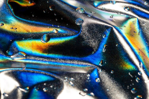 Metaliczne tło holograficzne