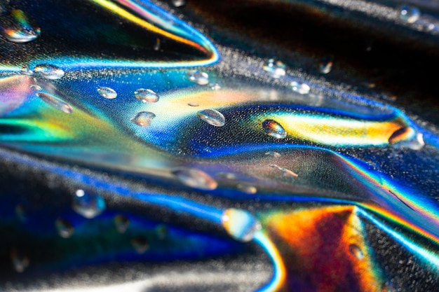 Metaliczne tło holograficzne