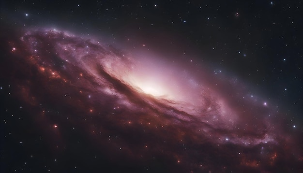 Bezpłatne zdjęcie mgławice i gwiazdy w kosmosie pokazują piękno eksploracji kosmosu