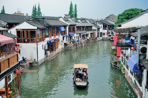 Bezpłatne zdjęcie miasto zhujiajiao w szanghaju