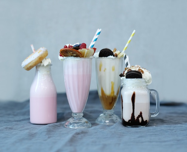 Milkshake ze słodyczami