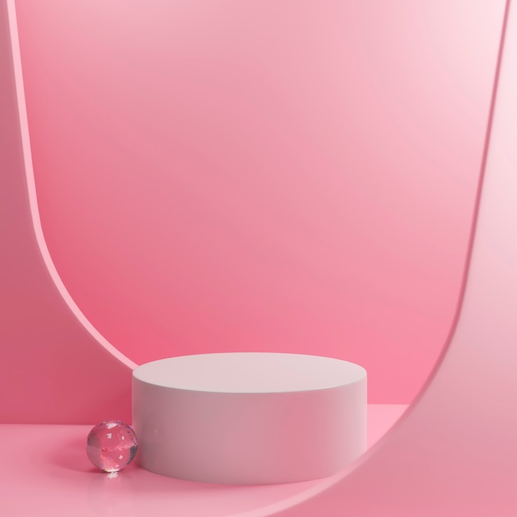 Bezpłatny plik Zdjęcie minimalistyczna scena z 3d podium