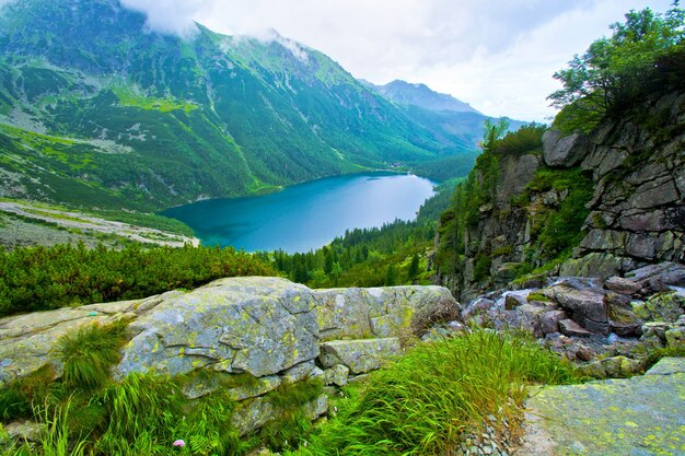 Morskie Oko w Tatrach.