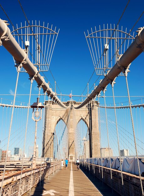 Most Brookliński w Nowym Jorku na Manhattanie
