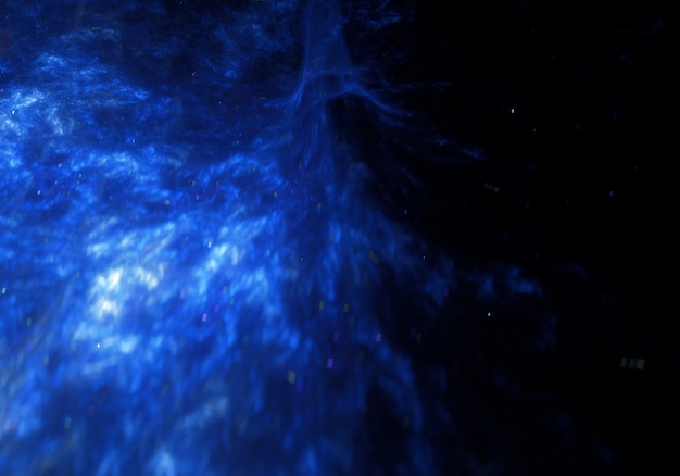 niebieski abstrakcyjne tło wszechświat