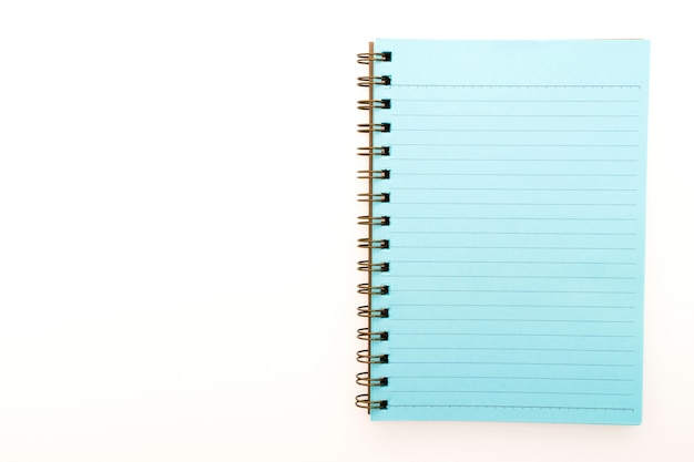 niebieski notebook