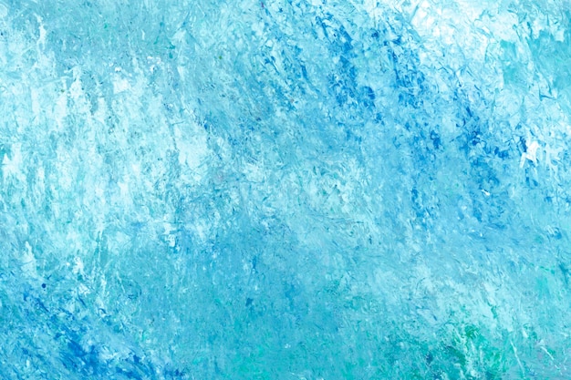 Niebieski pociągnięcie pędzla teksturowane tło wektor