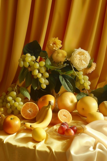 Bezpłatne zdjęcie nieruchomość owoców na obrusie