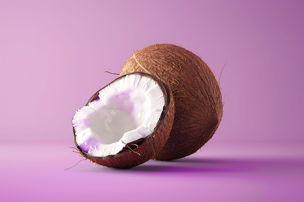 Bezpłatne zdjęcie nikt nie żyje z kokosa