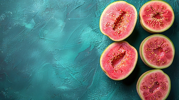 Bezpłatne zdjęcie nikt nie żyje z owoców guawy