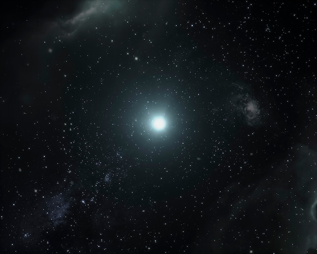 Nocna panorama galaktyki