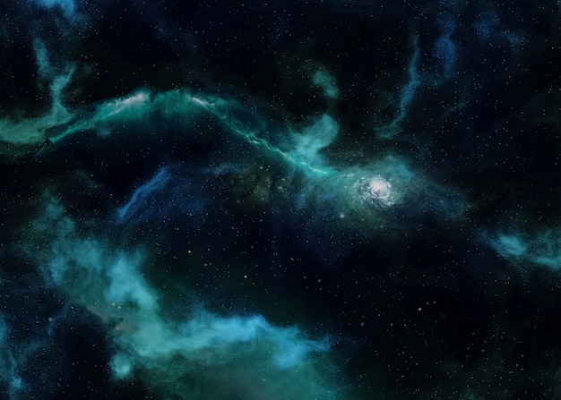 Bezpłatne zdjęcie nocny krajobraz galaktyki