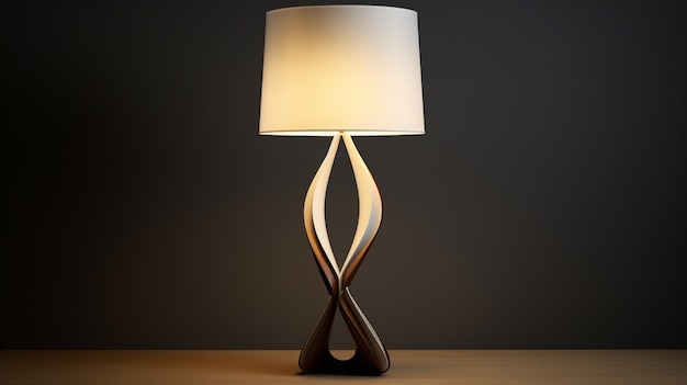 Nowoczesna fotorealistyczna konstrukcja lampy