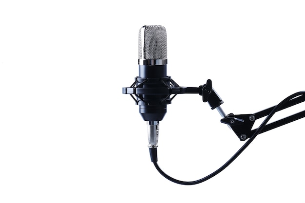 Bezpłatne zdjęcie nowoczesny mikrofon