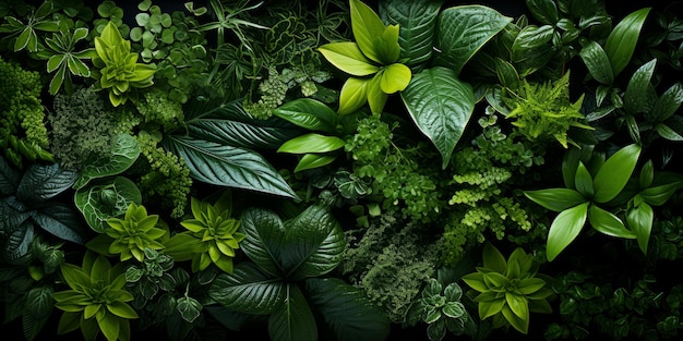 Obfite tło tropikalnych liści