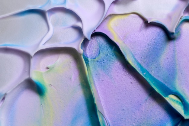 Ogólny widok fioletowy i niebieski farby teksturowanej wzór tapety