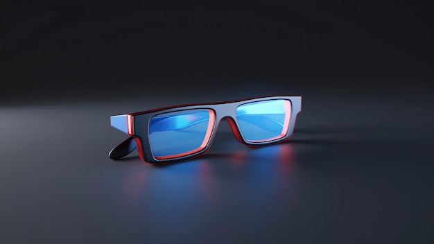 Bezpłatne zdjęcie okulary do kina 3d