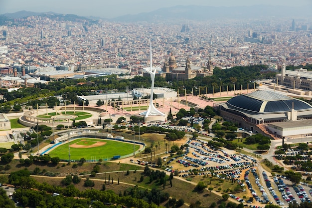 Olimpic area of ​​Montjuic. Barcelona