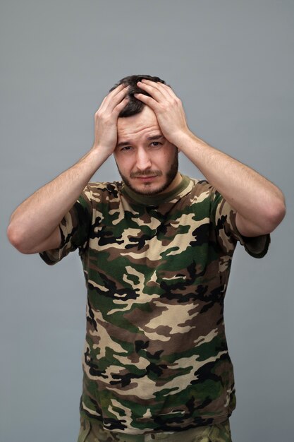 Osoba cierpiąca na ptsd