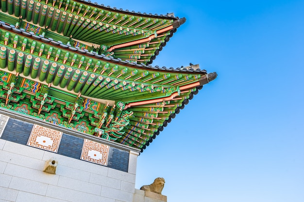 Bezpłatne zdjęcie pałac gyeongbokgung