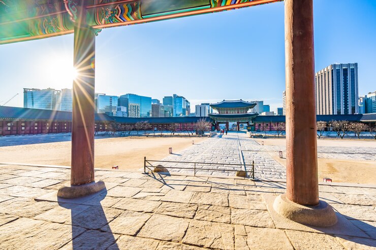 Bezpłatny plik Zdjęcie pałac gyeongbokgung