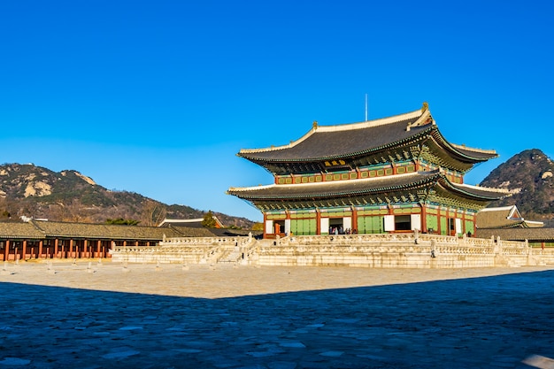 Bezpłatne zdjęcie pałac gyeongbokgung