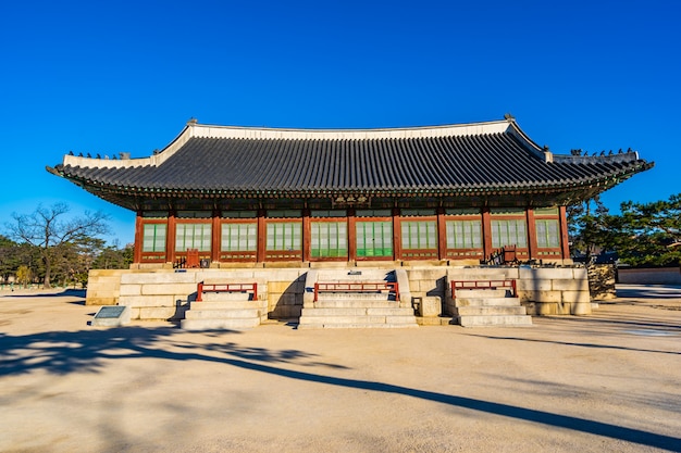 Bezpłatne zdjęcie pałac gyeongbokgung