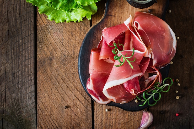 Bezpłatny plik Zdjęcie paluszki grissini z prosciutto