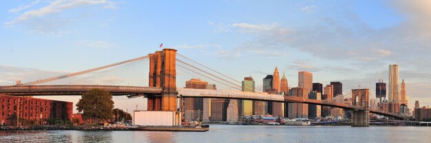 Panorama Nowego Jorku na Manhattanie