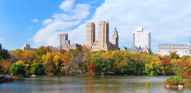 Panorama Nowego Jorku na Manhattanie