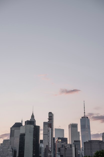 Panoramę Nowego Jorku z kopiowaniem miejsca