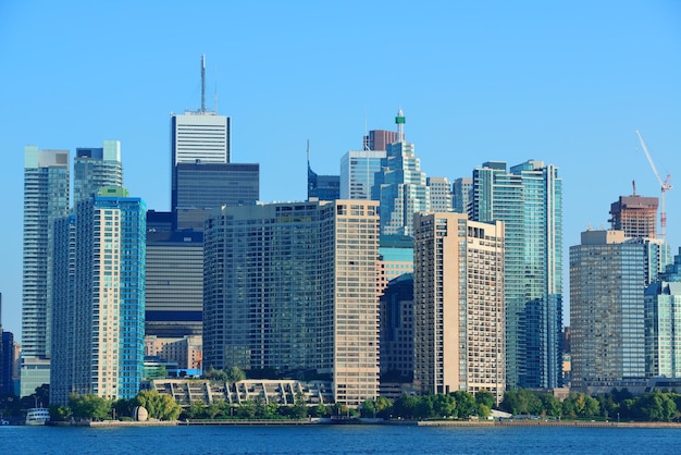 Panoramę Toronto w ciągu dnia
