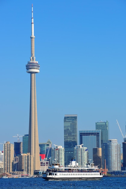 Panoramę Toronto w ciągu dnia