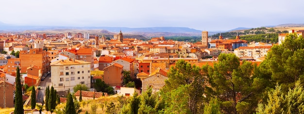 Panoramiczny widok dnia Teruel