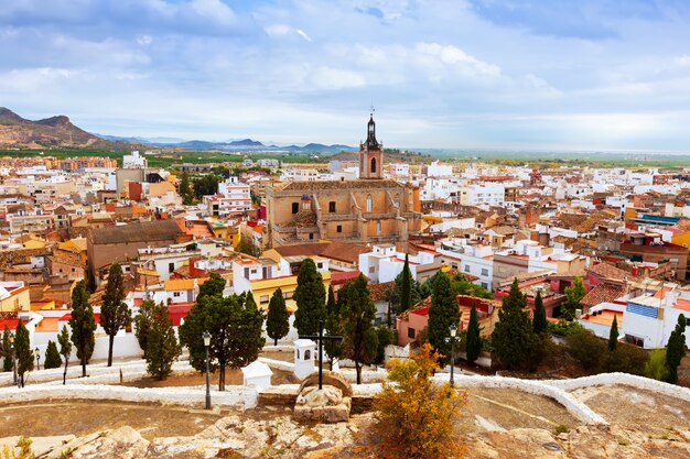 Panoramiczny widok na Sagunto