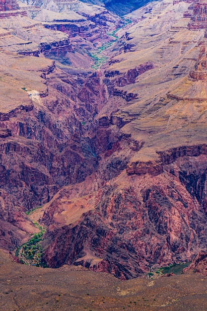 Bezpłatne zdjęcie patrząc w dół na phantom ranch