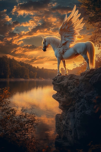 Pegasus w sennej scenie