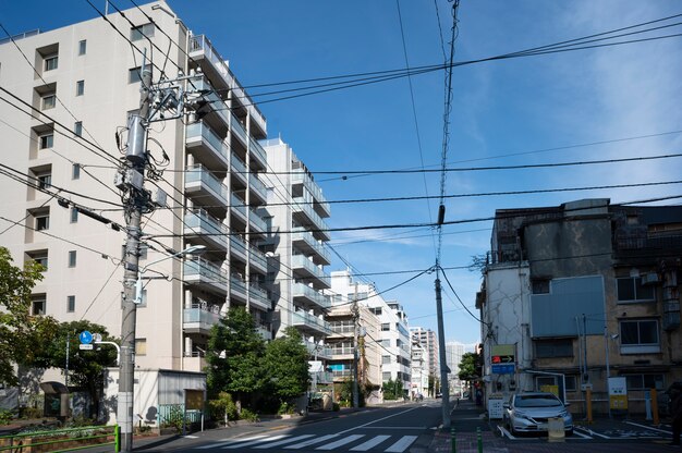 Pejzaż Tokio w ciągu dnia