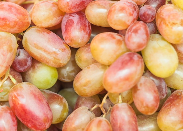 Pełna rama organicznych winogron