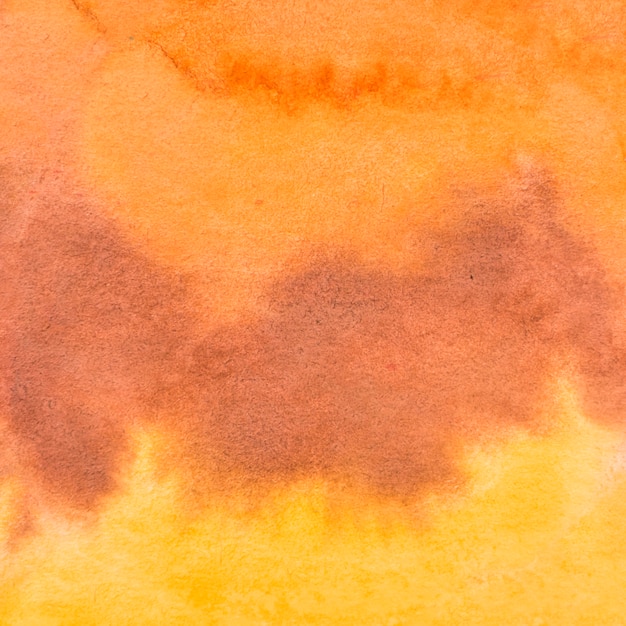 Bezpłatne zdjęcie pełna rama streszczenie światło pomarańczowe tło akwarela