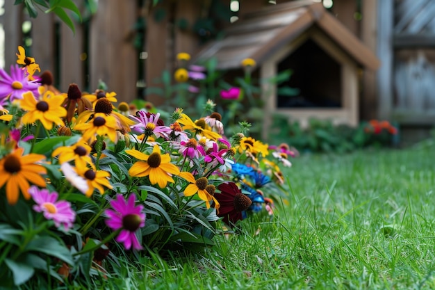 Bezpłatne zdjęcie photorealistic sustainable garden with home grown plants