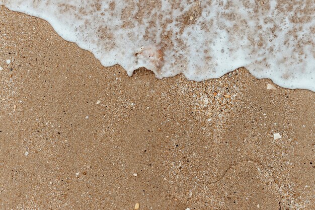 Piaszczysta plaża tło